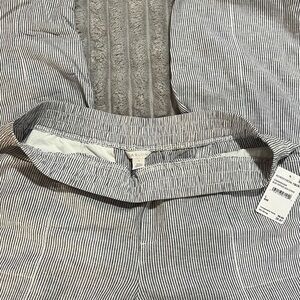 Casalan blue/white stripe pants.